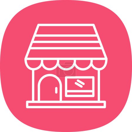 Illustration for Store building icon, simple vector illustration design - Royalty Free Image
