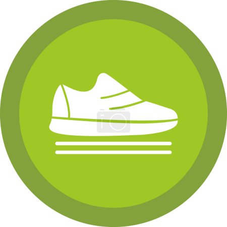 Illustration for Sneakers icon vector illustration - Royalty Free Image