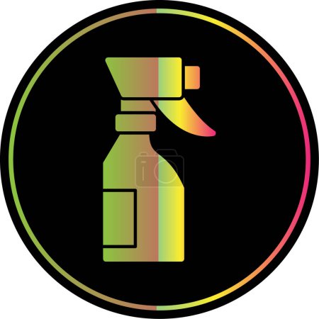 Ilustración de Spray botella vector ilustración - Imagen libre de derechos