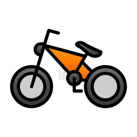 Illustration for Bmx bike sport isolated icon vector illustration design - Royalty Free Image