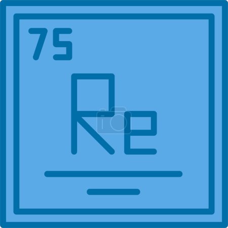 Ilustración de Vector icono simple renio - Imagen libre de derechos