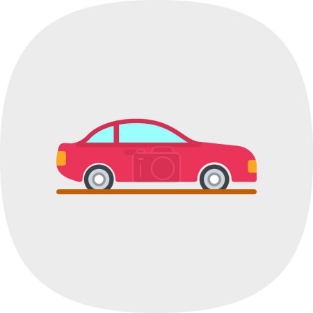 Ilustración de Icono web del coche, ilustración del vector - Imagen libre de derechos