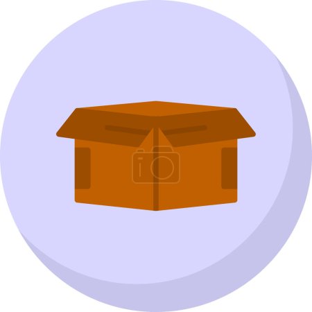 Illustration for Box icon, vector illustration simple design - Royalty Free Image