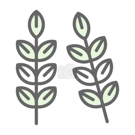 Illustration for Wheat icon, vector illustration simple design - Royalty Free Image