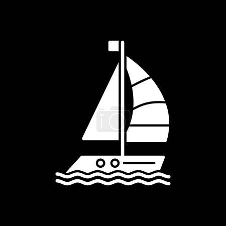Illustration for Boat icon vector illustration - Royalty Free Image
