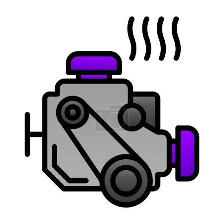 Illustration for Engine icon, vector illustration simple design - Royalty Free Image