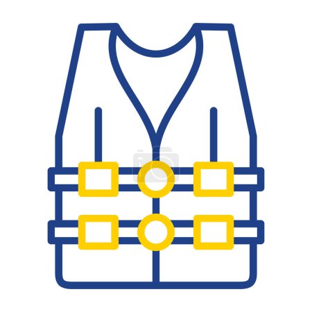 Chaleco salvavidas icono, vector ilustración diseño simple