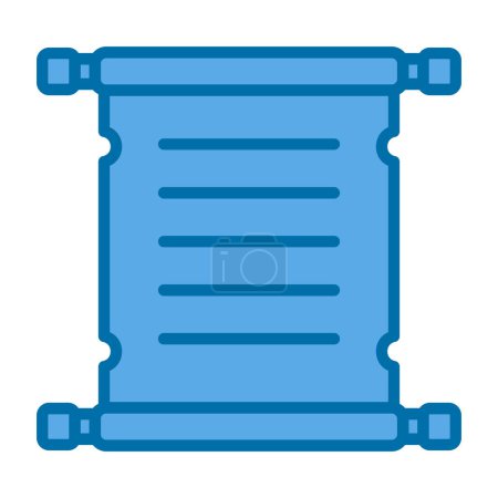Illustration for Parchment icon, vector illustration simple design - Royalty Free Image