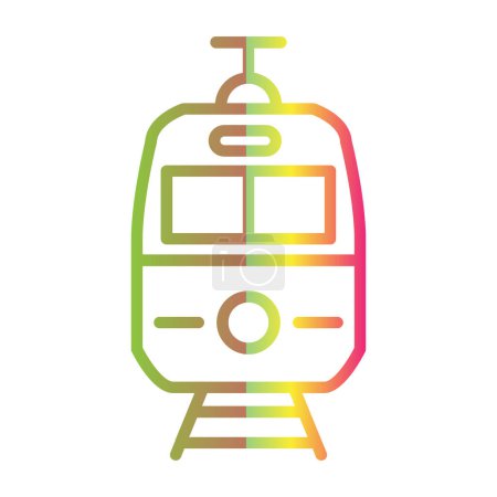 Illustration for Train icon, vector illustration simple design - Royalty Free Image