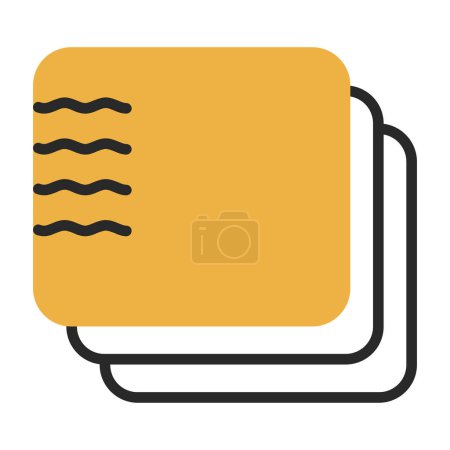 Illustration for Towel icon, vector illustration simple design - Royalty Free Image