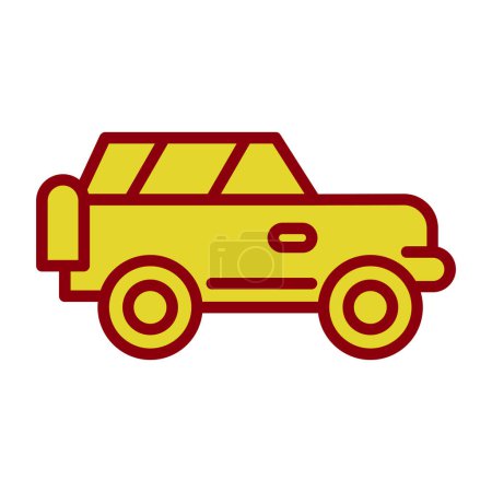 Illustration for Offroad web icon simple illustration - Royalty Free Image
