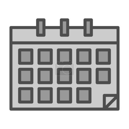 Ilustración de Icono del calendario, ilustración vectorial diseño simple - Imagen libre de derechos