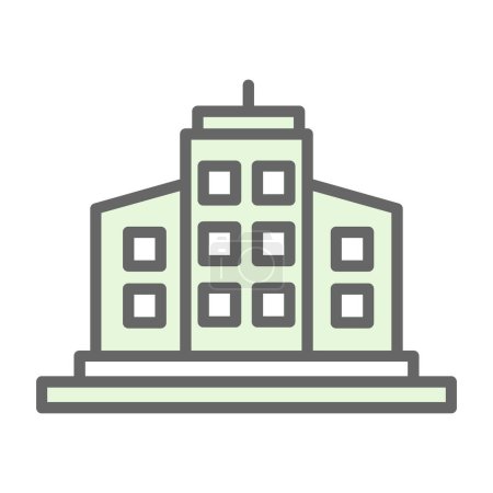 Illustration for Building icon, simple vector illustration - Royalty Free Image