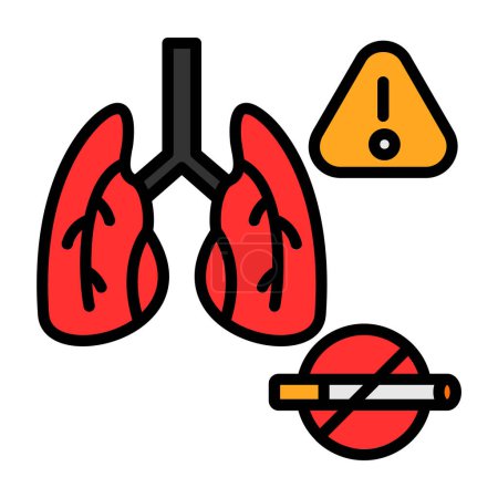 Ilustración de Dejar de fumar signo vector ilustración diseño - Imagen libre de derechos