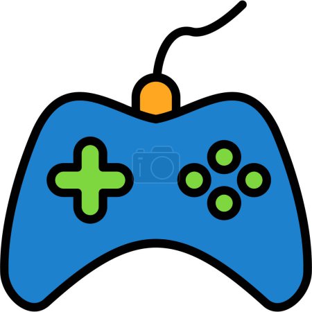 Illustration for Game controller. web icon simple illustration - Royalty Free Image