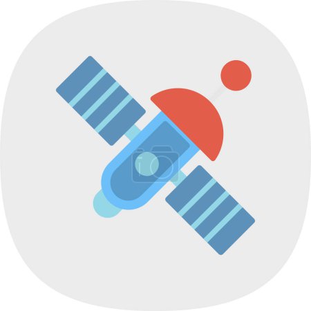 Illustration for Satellite icon, vector illustration simple design - Royalty Free Image