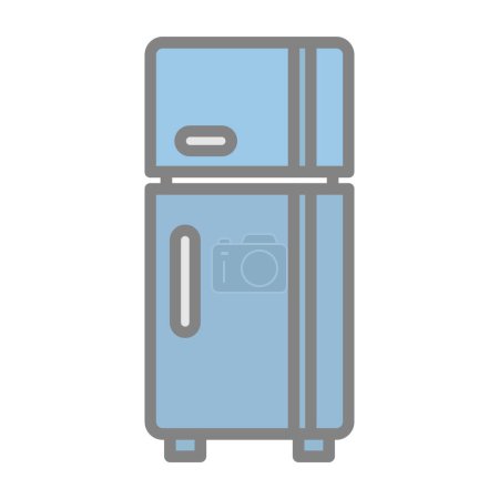 Illustration for Fridge icon, vector illustration simple design - Royalty Free Image