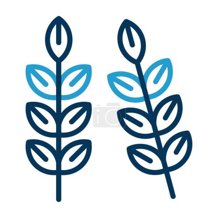 Illustration for Wheat icon, vector illustration simple design - Royalty Free Image