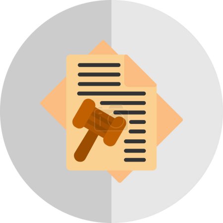 Illustration for Document icon vector illustration - Royalty Free Image