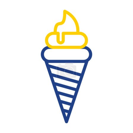 Illustration for Ice cream icon vector illustration - Royalty Free Image