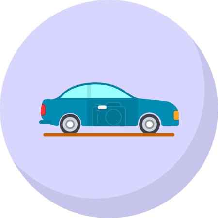 Illustration for Auto car web icon simple illustration - Royalty Free Image