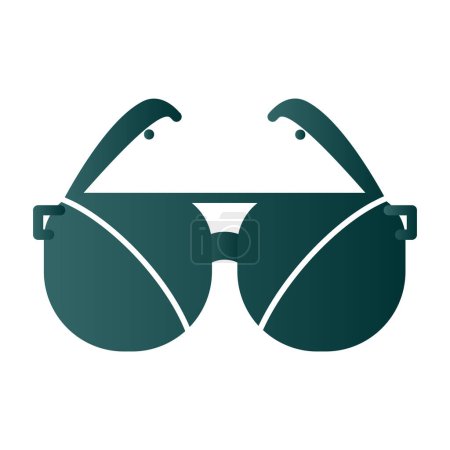 Illustration for Vector illustration of sunglasses modern graphic icon - Royalty Free Image