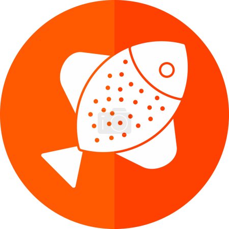 Ilustración de Icono de pescado, vector ilustración diseño simple - Imagen libre de derechos
