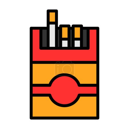 Ilustración de Icono de cigarrillo vector ilustración - Imagen libre de derechos