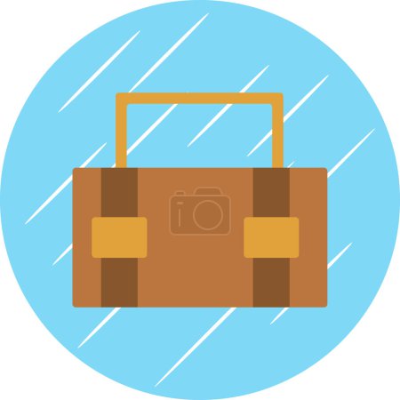 Illustration for Briefcase icon, vector illustration simple design - Royalty Free Image