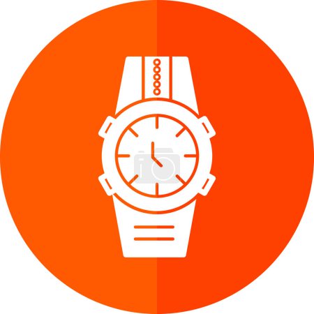 Illustration for Wristwatch web icon simple illustration - Royalty Free Image