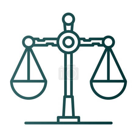 Ilustración de Símbolo de justicia icono web ilustración - Imagen libre de derechos