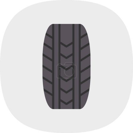 Illustration for Flat tire icon, vector illustration design - Royalty Free Image