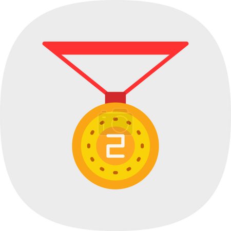 Illustration for Medal icon, vector illustration simple design - Royalty Free Image