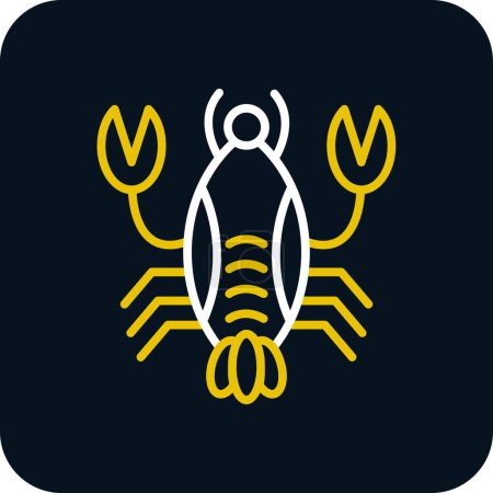 Illustration for Lobster icon, simple vector illustration - Royalty Free Image
