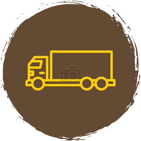 Ilustración de Icono de camión, vector ilustración diseño simple - Imagen libre de derechos