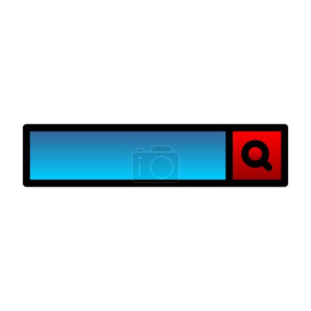 Illustration for Search bar vector illustration - Royalty Free Image