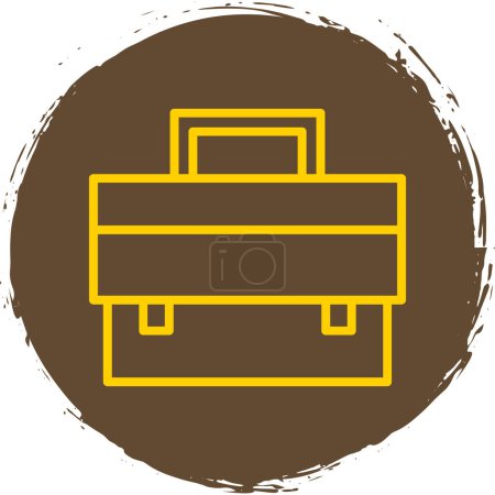 Illustration for Briefcase icon, vector illustration simple design - Royalty Free Image