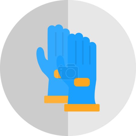 Player gloves icon vector illustration