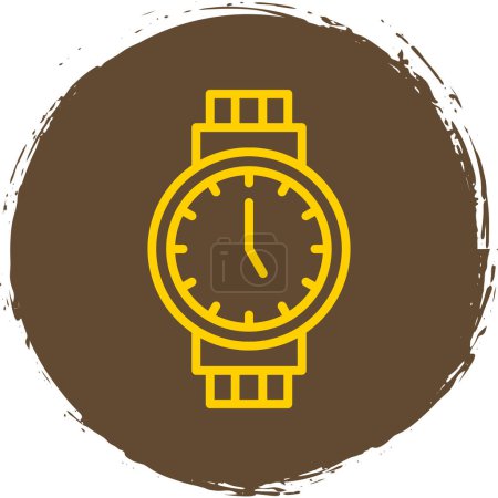 Photo for Wristwatch web icon simple illustration - Royalty Free Image