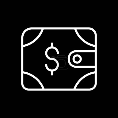 Illustration for Wallet icon, vector illustration simple design - Royalty Free Image