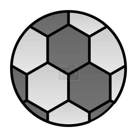 Téléchargez les illustrations : Ball icon, vector illustration simple design - en licence libre de droit