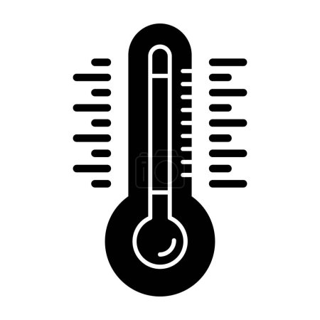 Ilustración de Temperatura icono web, ilustración vectorial - Imagen libre de derechos
