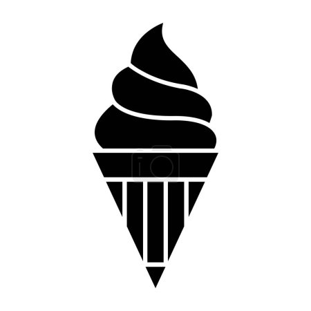 Illustration for Ice cream icon vector illustration - Royalty Free Image