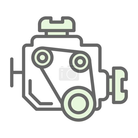 Illustration for Engine icon, vector illustration simple design - Royalty Free Image