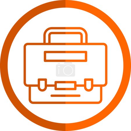 Illustration for Suitcase. web icon simple illustration - Royalty Free Image