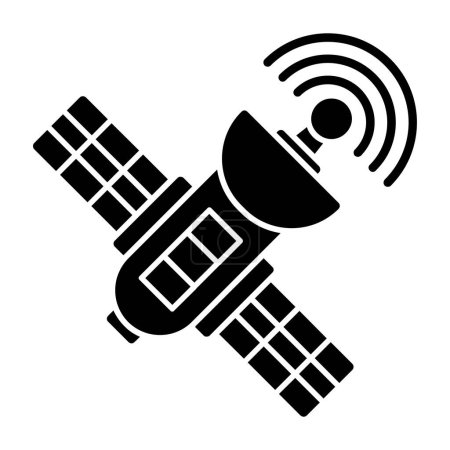 Illustration for Satellite icon, vector illustration simple design - Royalty Free Image