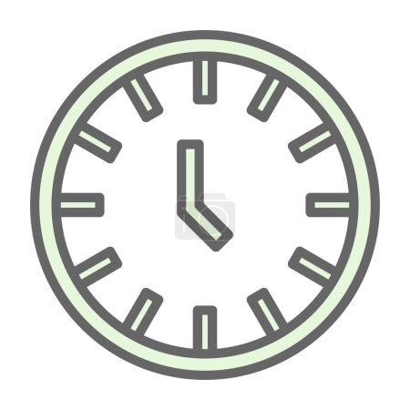 Ilustración de Icono del reloj, vector ilustración diseño simple - Imagen libre de derechos