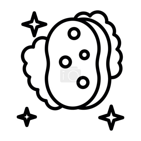 Ilustración de Ilustración vectorial del icono de esponja - Imagen libre de derechos
