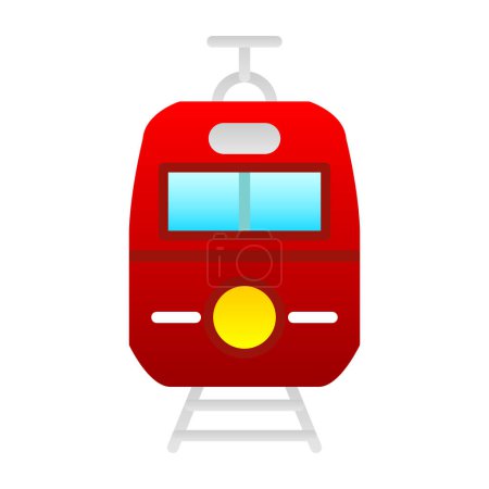 Téléchargez les photos : Icône de train, illustration vectorielle design simple - en image libre de droit
