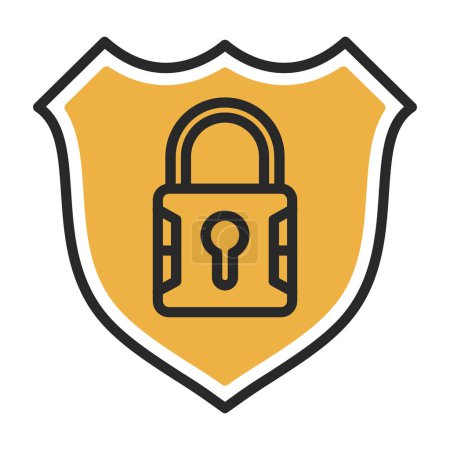 Illustration for Vector illustration of security icon - Royalty Free Image